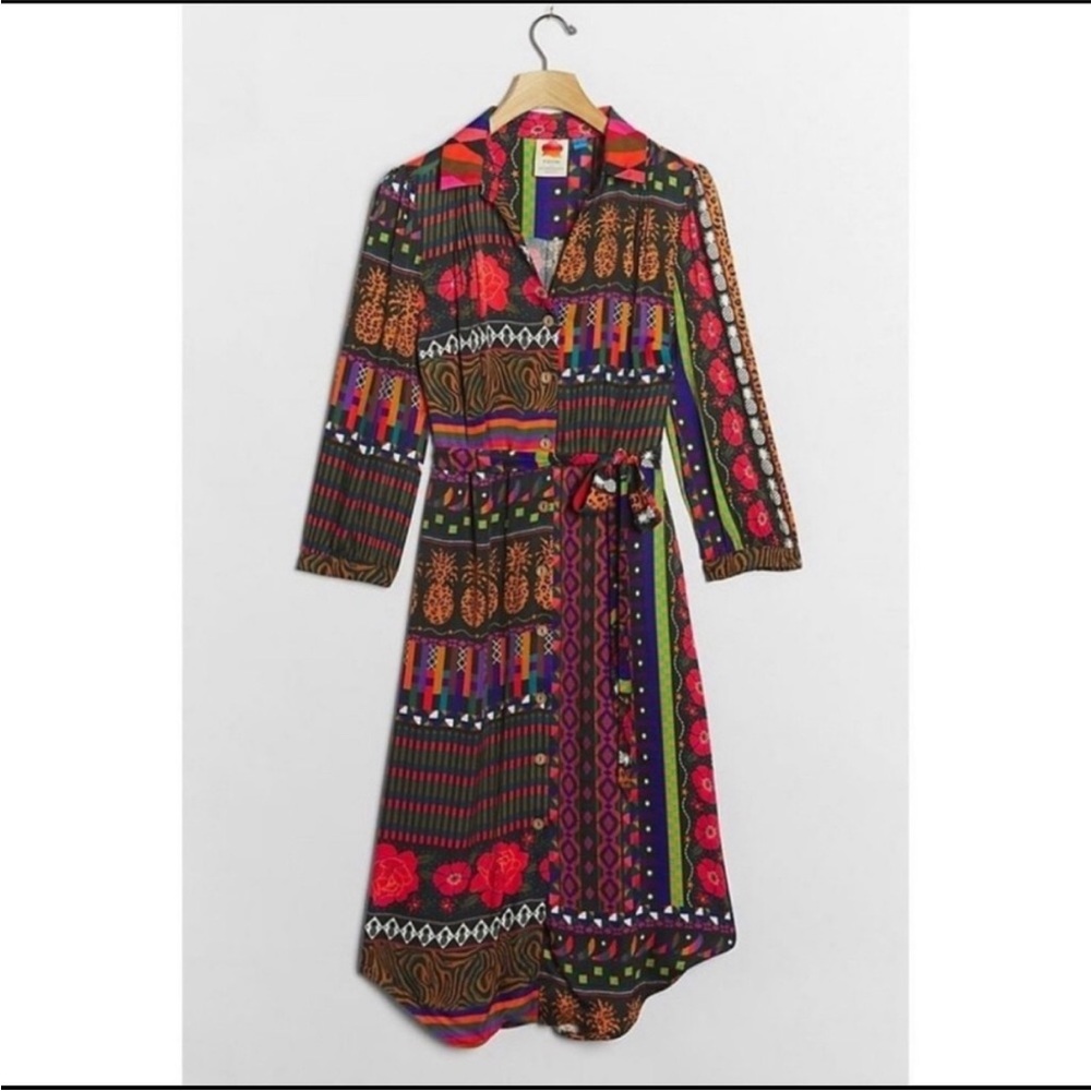 Farm Rio Multicolor Patterned Women's Dress - Picture 3 of 4